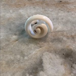 Carved shell ring